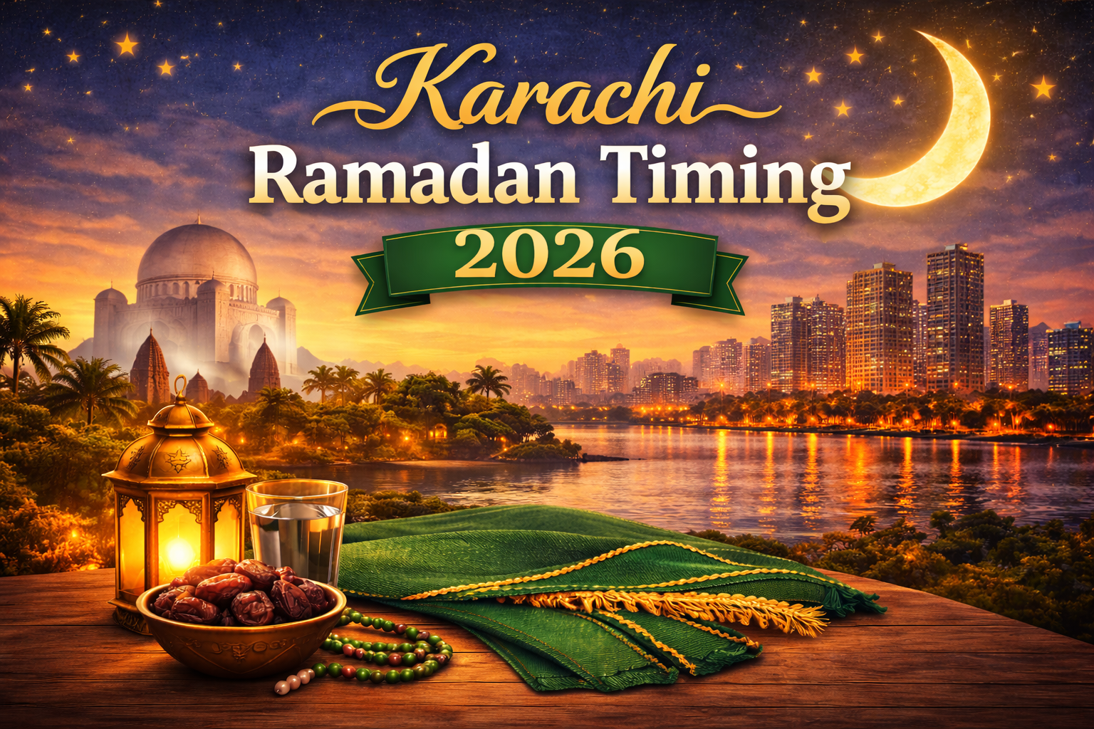 Karachi Ramadan Timing 2026 — Today Sehri and Iftar time with complete 30-day calendar