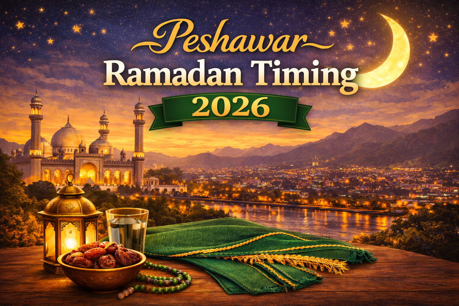 Peshawar Ramadan Timing 2026 — Today Sehri and Iftar time with complete 30-day calendar